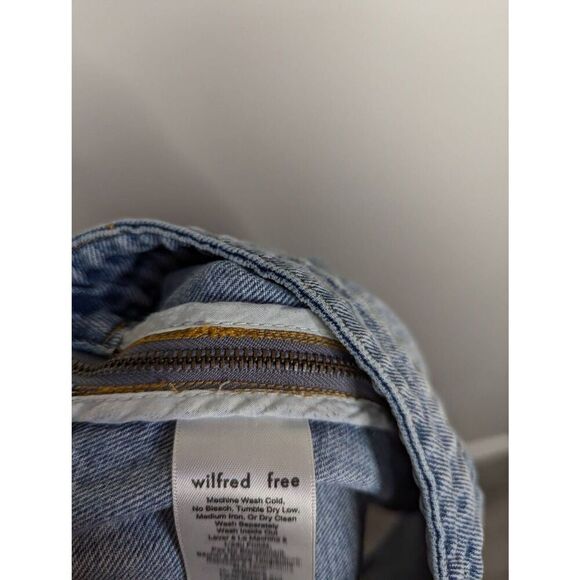 Aritzia Wilfred Free donyale denim A-line skirt size 8 - Picture 7 of 10